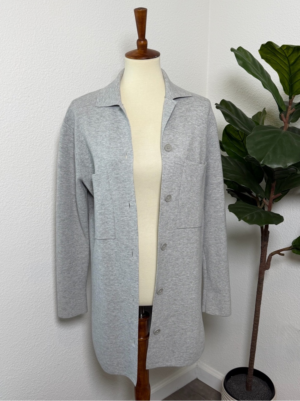 Aritzia Babaton Society Longline Knit Shacket